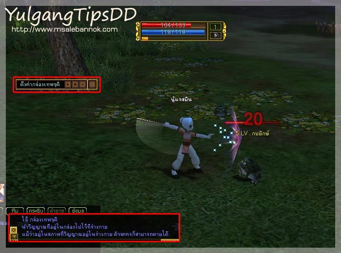 Yulgang tips ตัวละครเลเวล 1 ก็ใช้กล่องเทพจุติได้